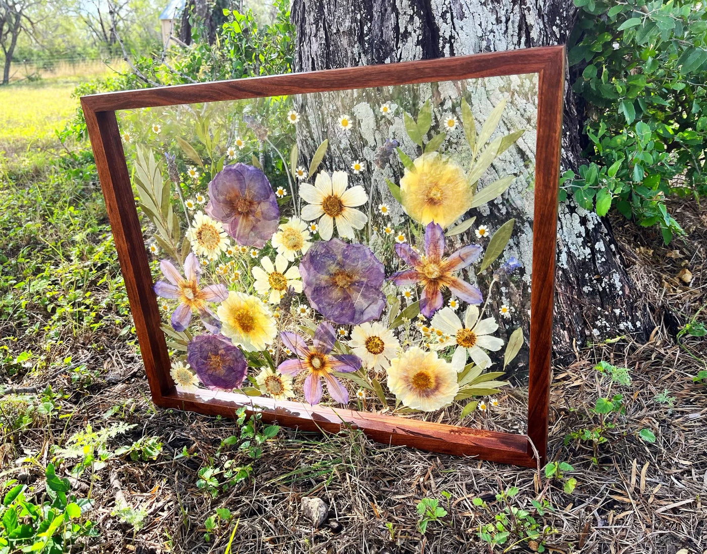 Floral Floating Frames