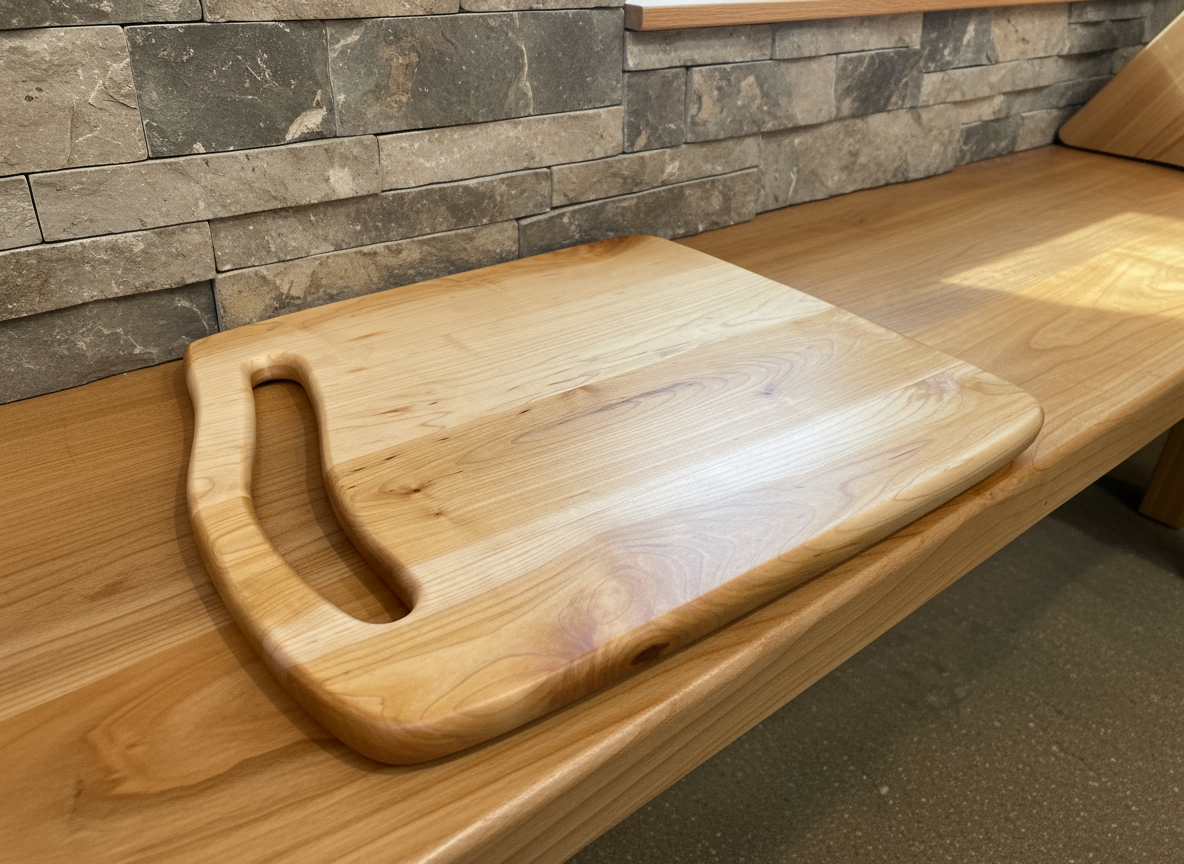 19”x17”x1” Pizza Board /Dough Board - Rustic Hickory