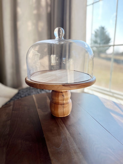Hand Crafted Repurposed/Reclaimed Bowling Pin Cake Stand