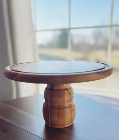 Hand Crafted Repurposed/Reclaimed Bowling Pin Cake Stand
