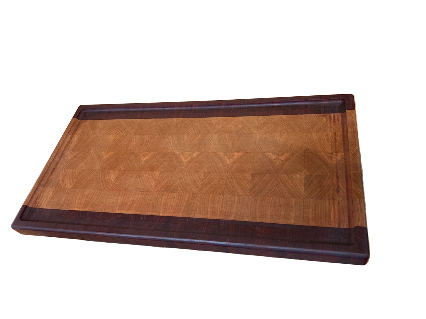 24” x 22 1/2” x 1 1/2” Walnut and Cherry Luxury End Grain Cutting Board &/or Serving Tray