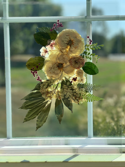 16" x 20" Floating Florals - In Between Frameless Acrylic Panes