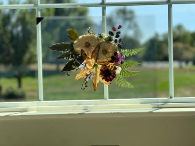 16" x 20" Floating Florals - In Between Frameless Acrylic Panes
