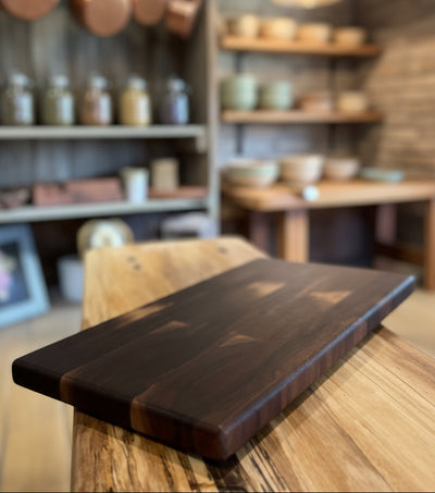 20 1/4” x 10 3/4” x 1 1/4” Walnut Luxury End Grain Cutting Board